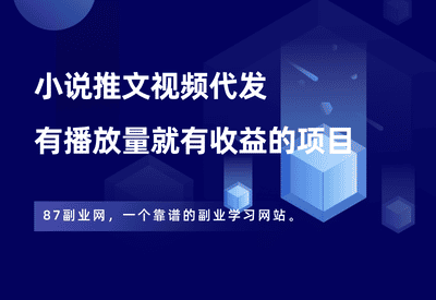 抖推猫小说视频代发，有播放就有收益，暴富2025！ - 87副业网-87副业网